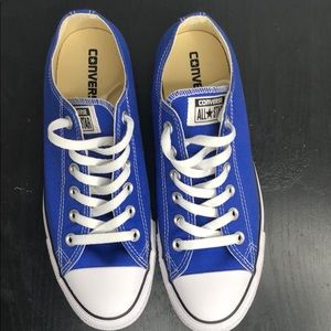 Blue Low Top Converse